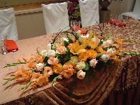 Table centerpieces by Toronto Wedding Florist